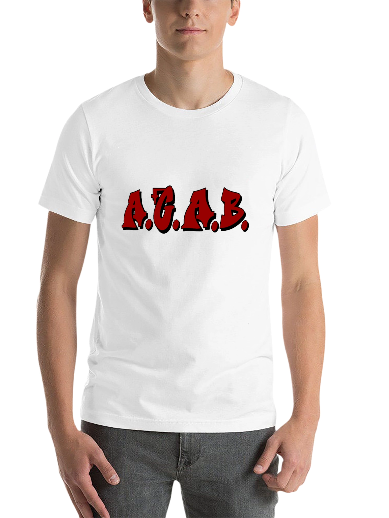 ACAB Graphic Tee - Black Crewneck T-Shirt