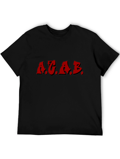 ACAB Graphic Tee - Black Crewneck T-Shirt