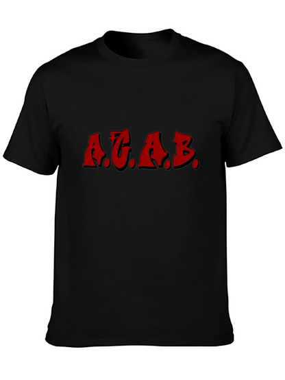 ACAB Graphic Tee - Black Crewneck T-Shirt