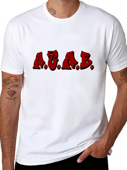ACAB Graphic Tee - Black Crewneck T-Shirt