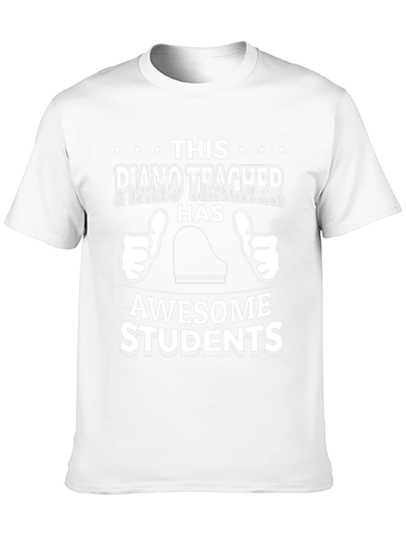 Piano Teacher Awesome Students Graphic T-Shirt