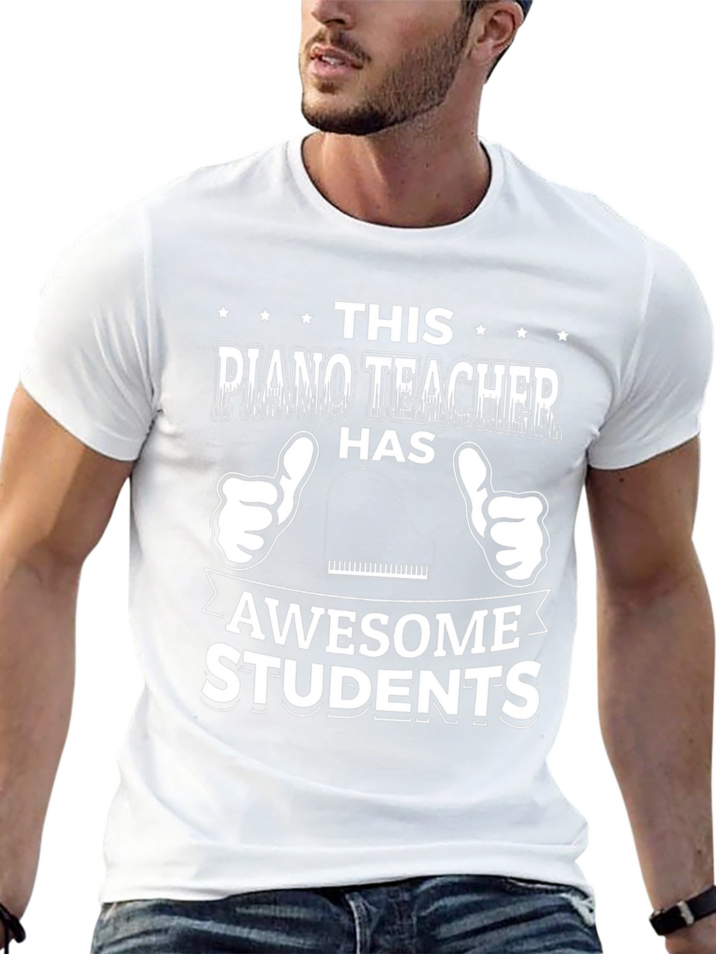 Piano Teacher Awesome Students Graphic T-Shirt