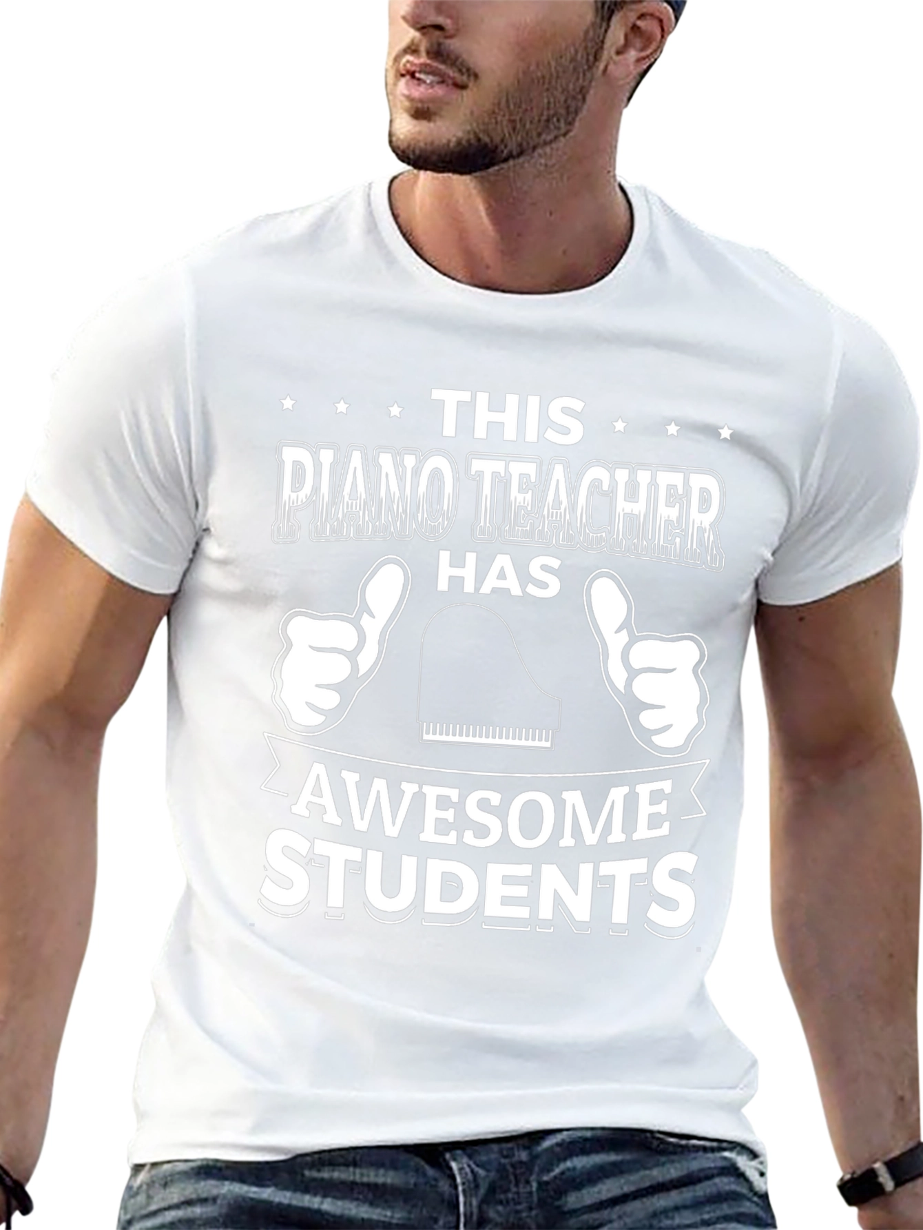 Piano Teacher Awesome Students Graphic T-Shirt