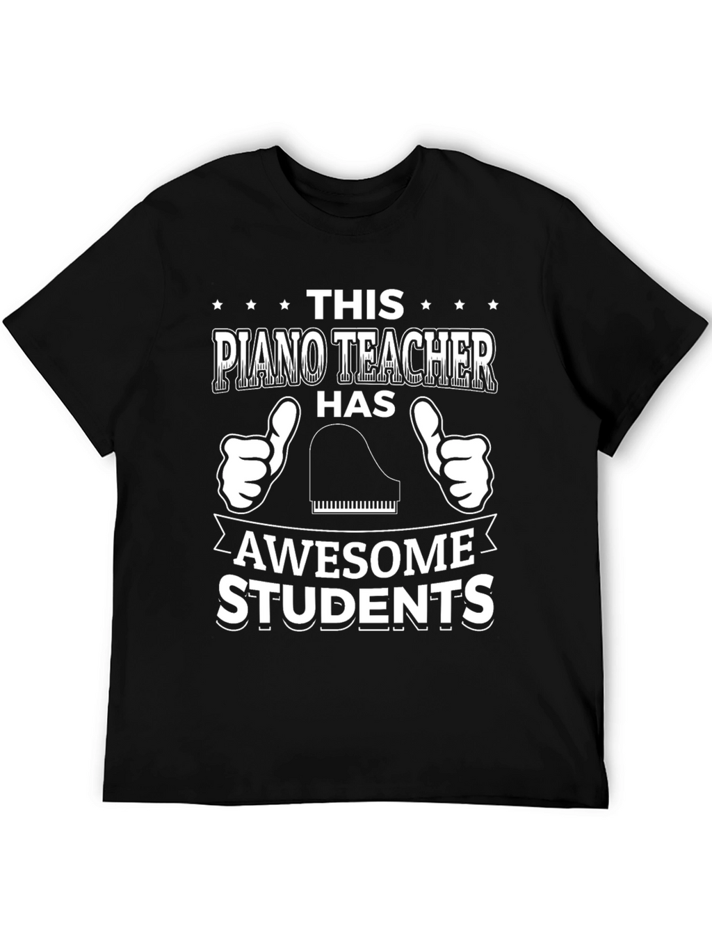 Piano Teacher Awesome Students Graphic T-Shirt