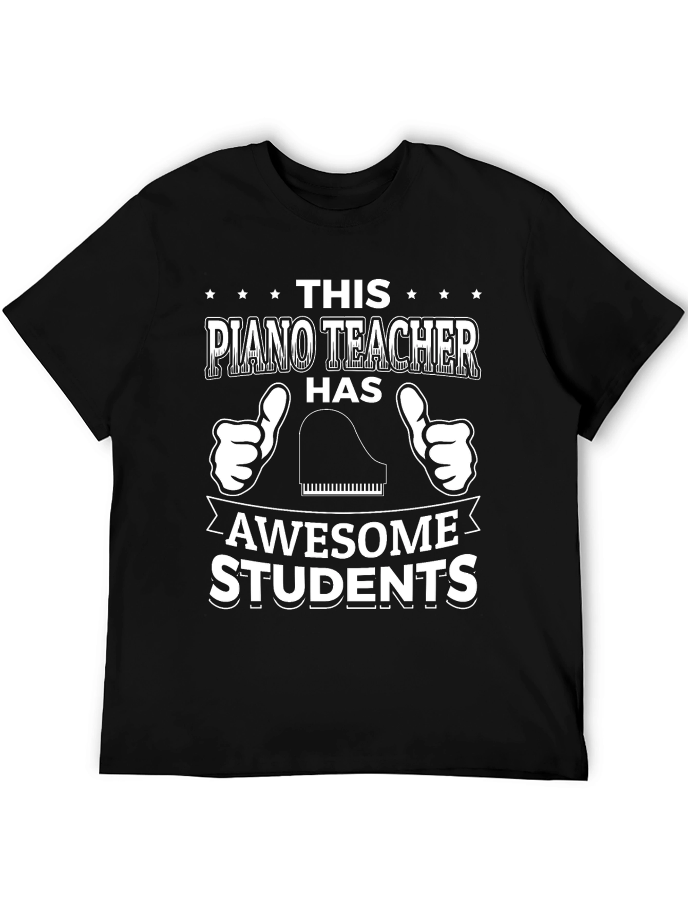 Piano Teacher Awesome Students Graphic T-Shirt