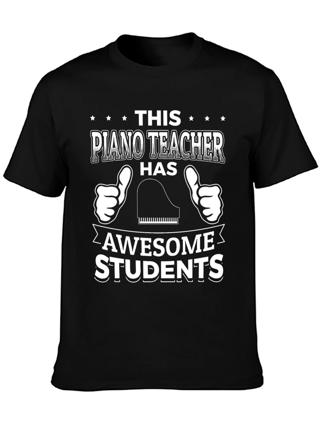 Piano Teacher Awesome Students Graphic T-Shirt