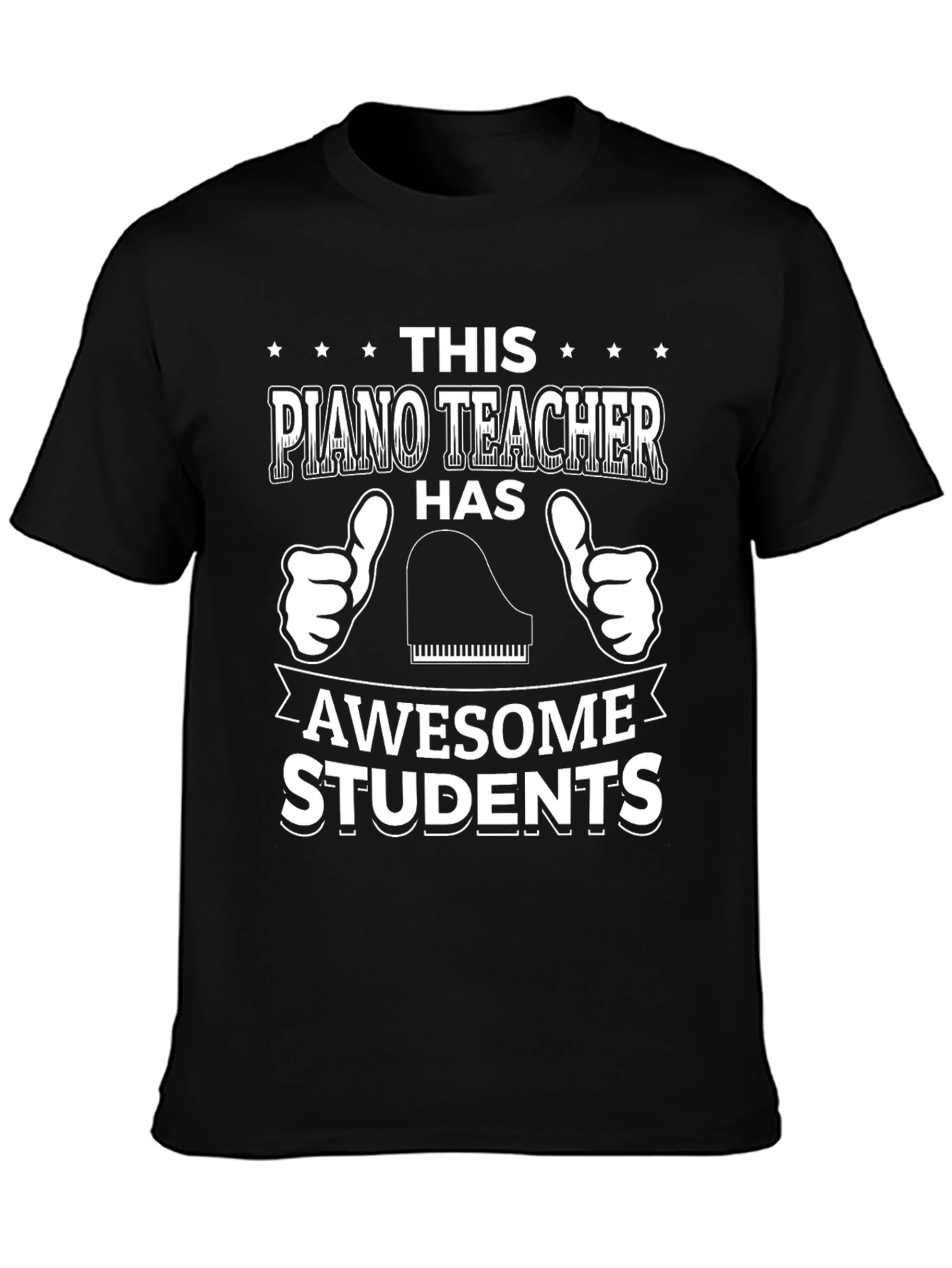 Piano Teacher Awesome Students Graphic T-Shirt