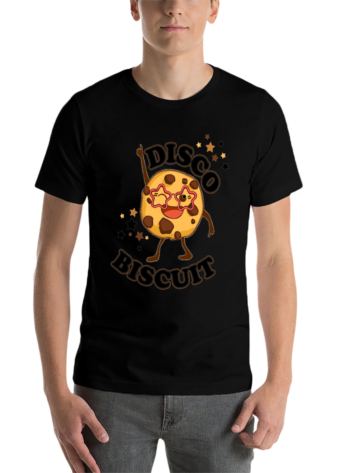 Disco Biscuit Black T-Shirt