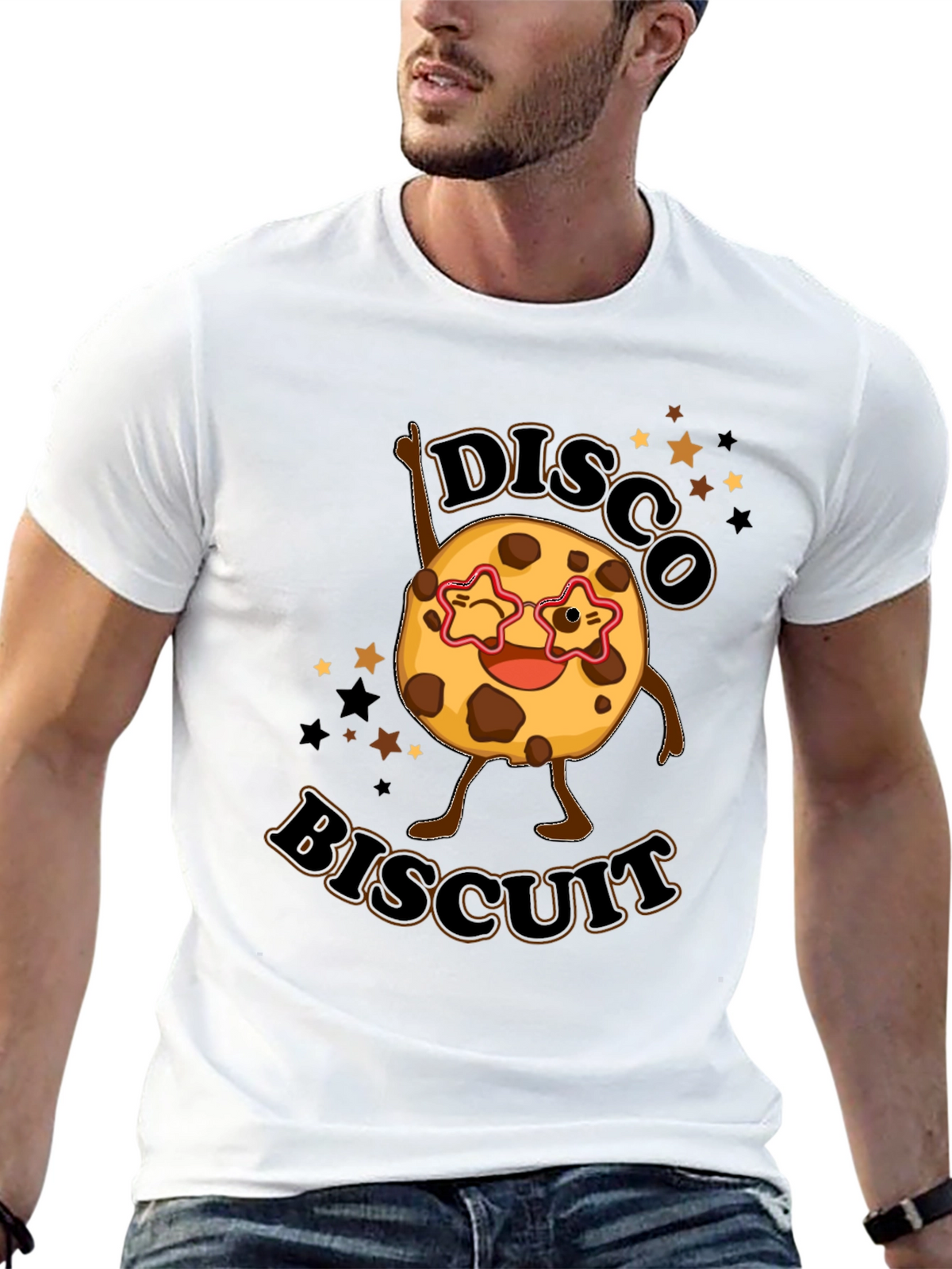 Disco Biscuit Black T-Shirt
