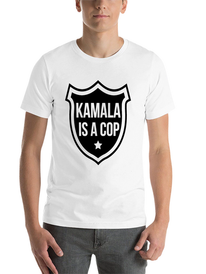 Kamala is a Cop Graphic Tee - Black