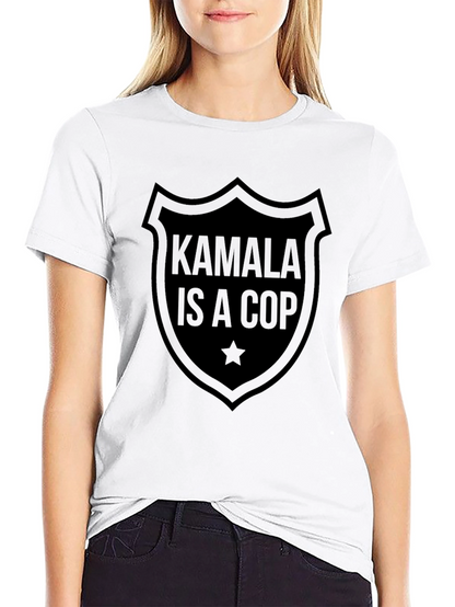 Kamala is a Cop Graphic Tee - Black