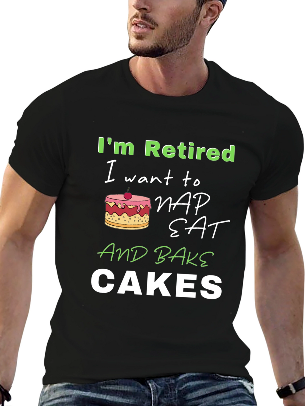 Retired Baker Humor T-Shirt
