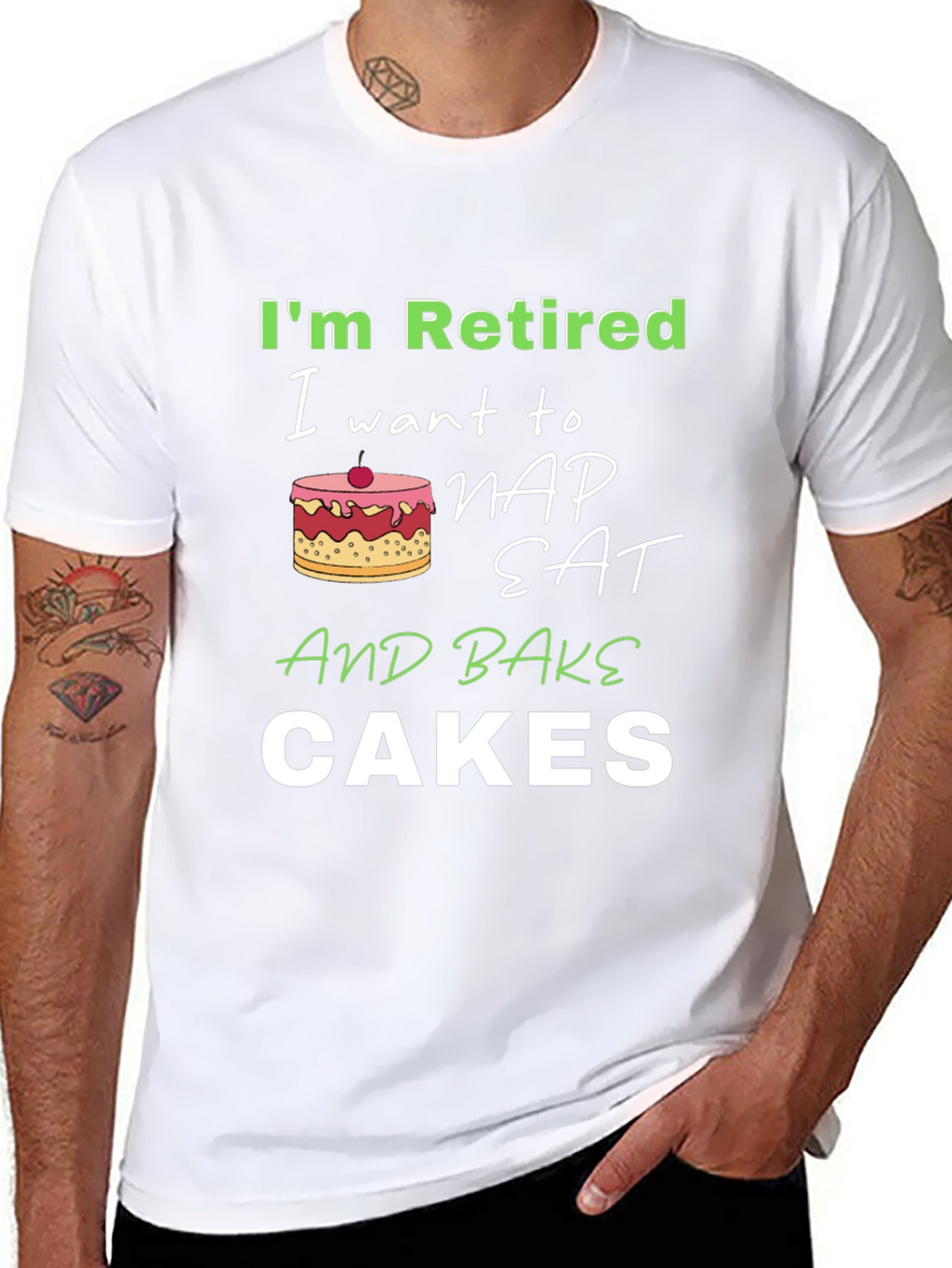 Retired Baker Humor T-Shirt