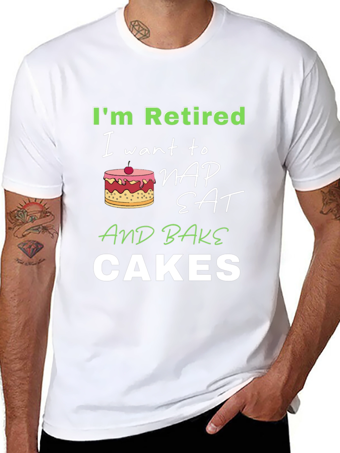 Retired Baker Humor T-Shirt