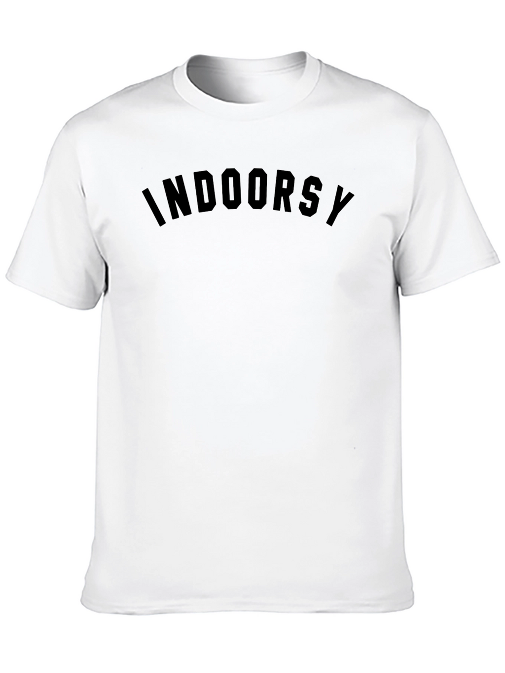 Indoorsy Black T-Shirt Casual Comfort