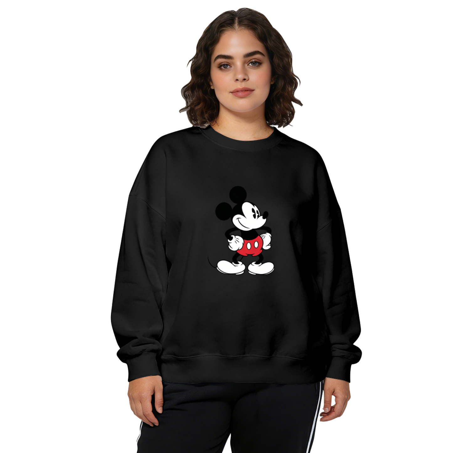 Vintage Classic Mickey Mouse Retro Cartoon Crewneck Sweatshirt