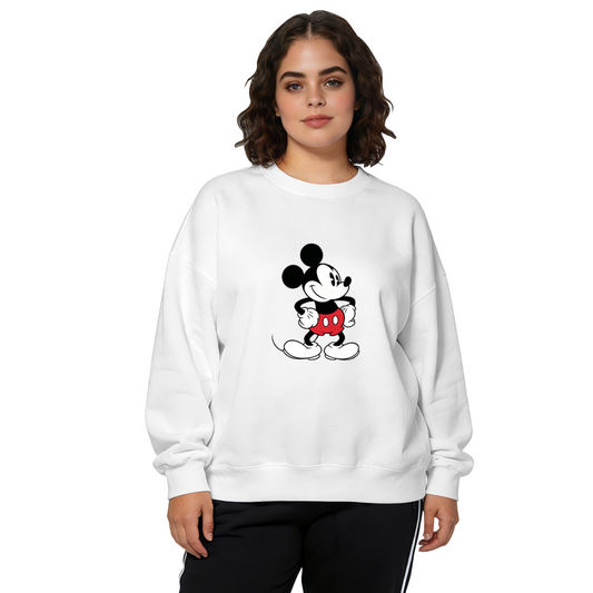 Vintage Classic Mickey Mouse Retro Cartoon Crewneck Sweatshirt