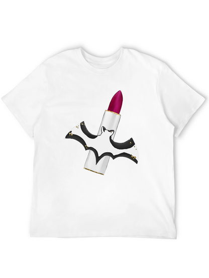 Bat Lipstick T-Shirt - Spooky Chic