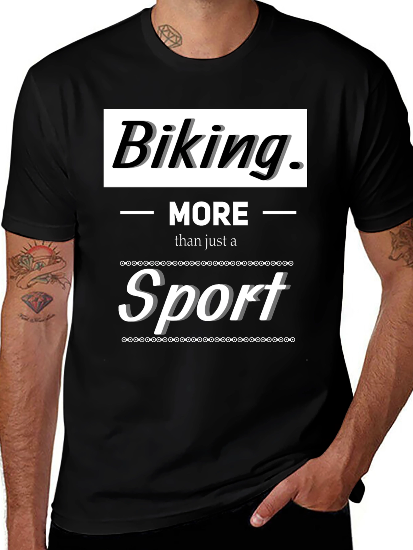Biking is More Than a Sport Graphic T-Shirt