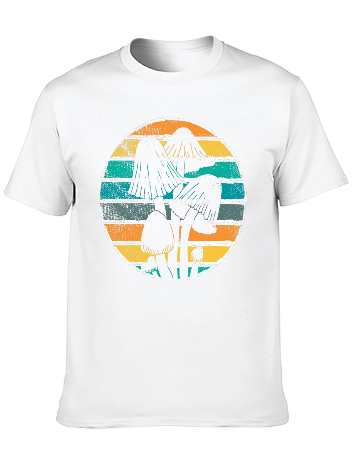 Mushroom Graphic Tee Retro Style
