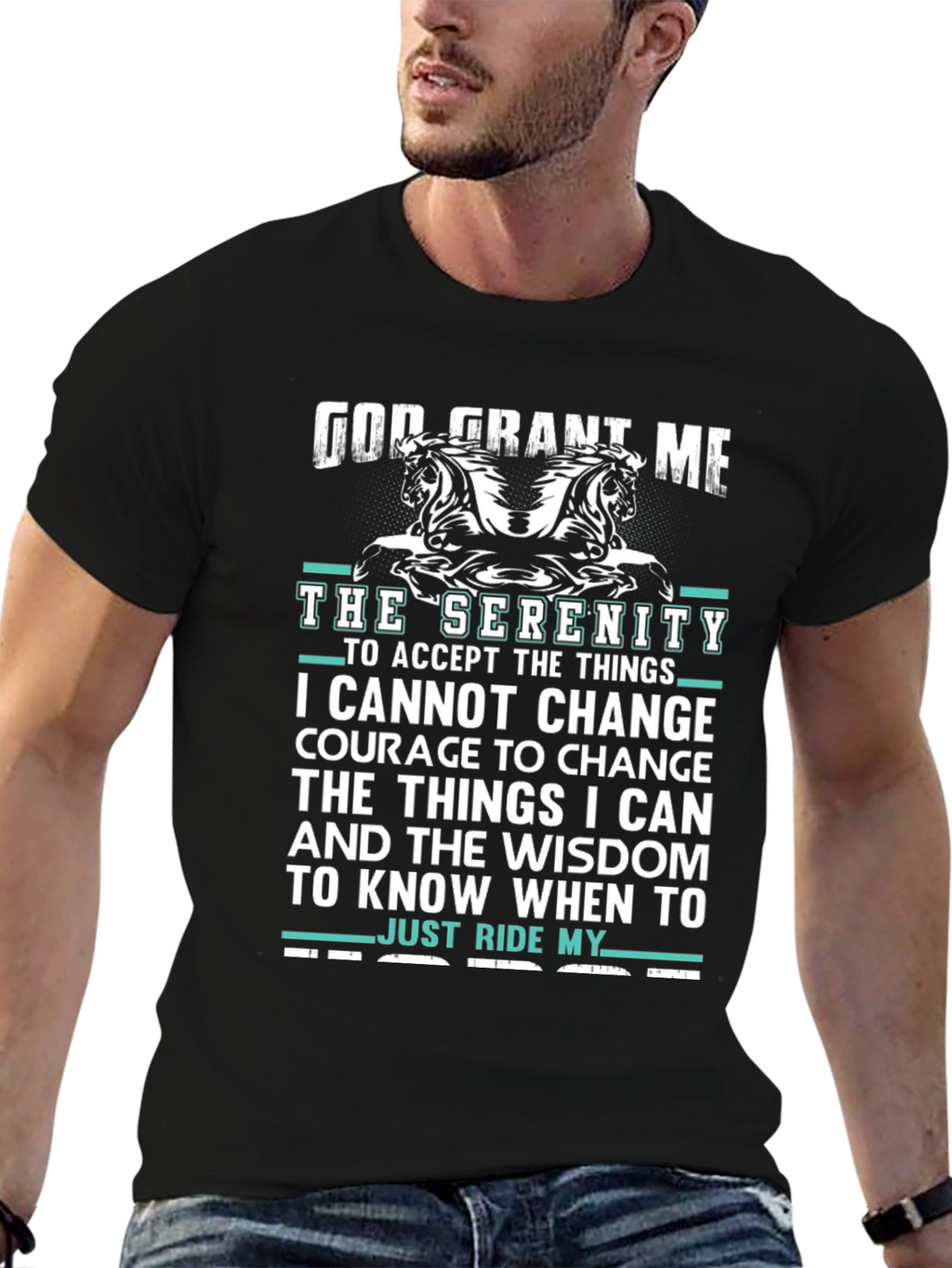 Serenity Prayer Horse Lover T-Shirt