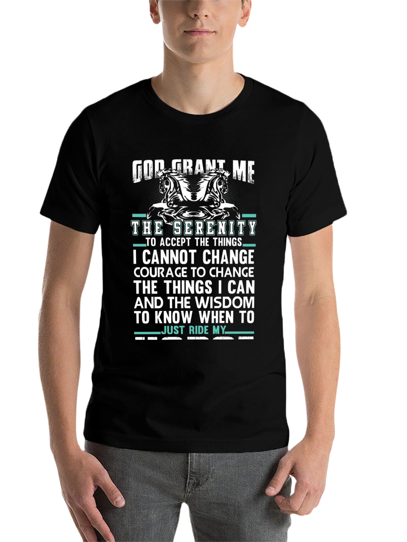 Serenity Prayer Horse Lover T-Shirt