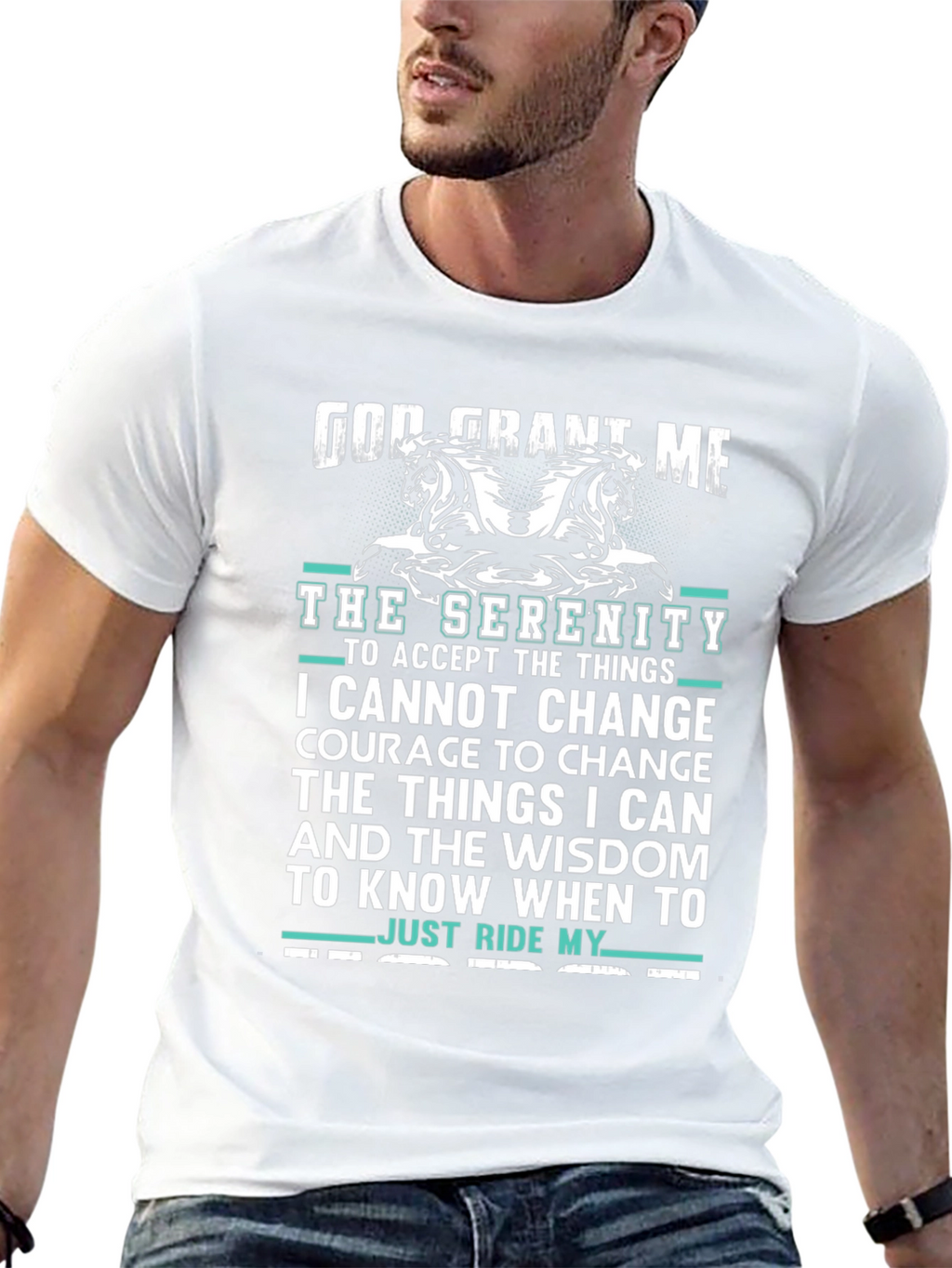 Serenity Prayer Horse Lover T-Shirt