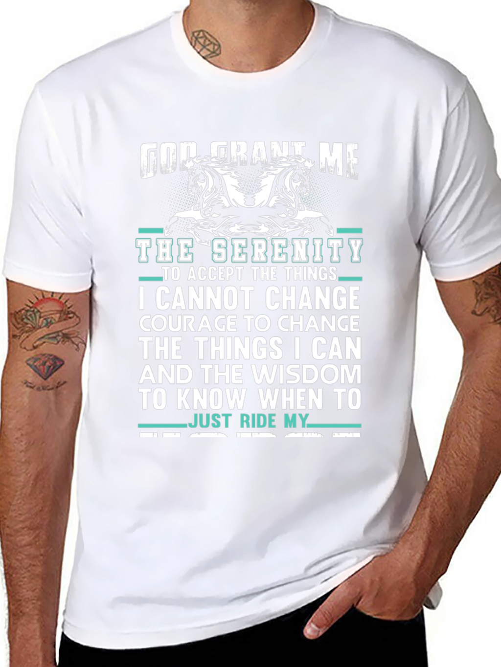 Serenity Prayer Horse Lover T-Shirt