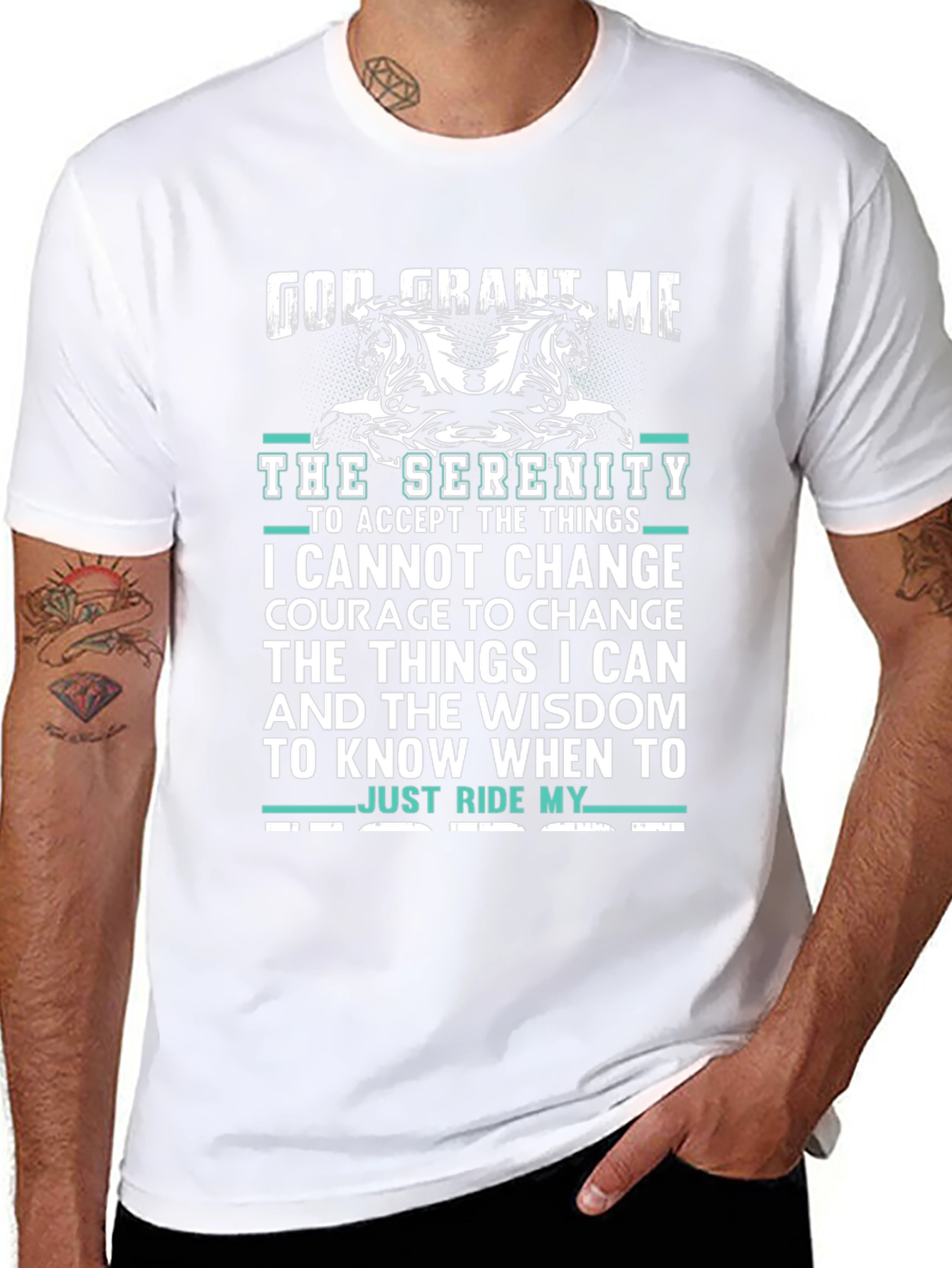 Serenity Prayer Horse Lover T-Shirt