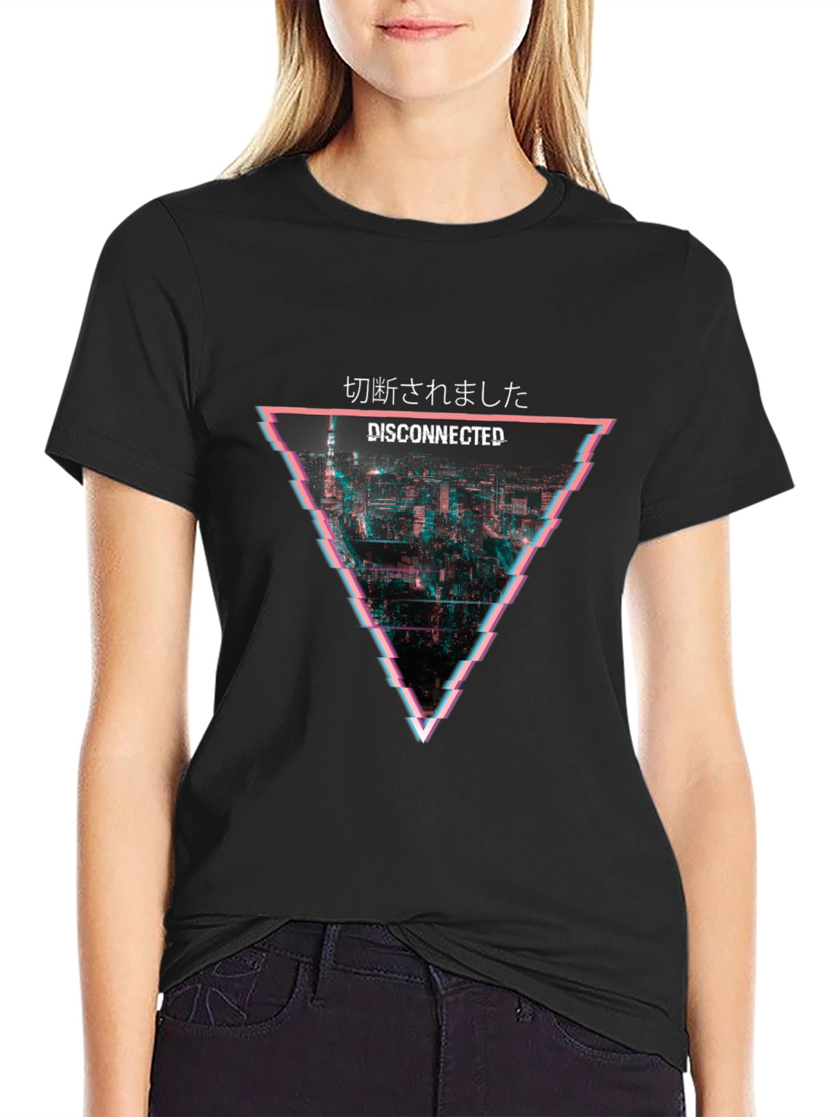 Disconnected Cityscape Graphic Tee