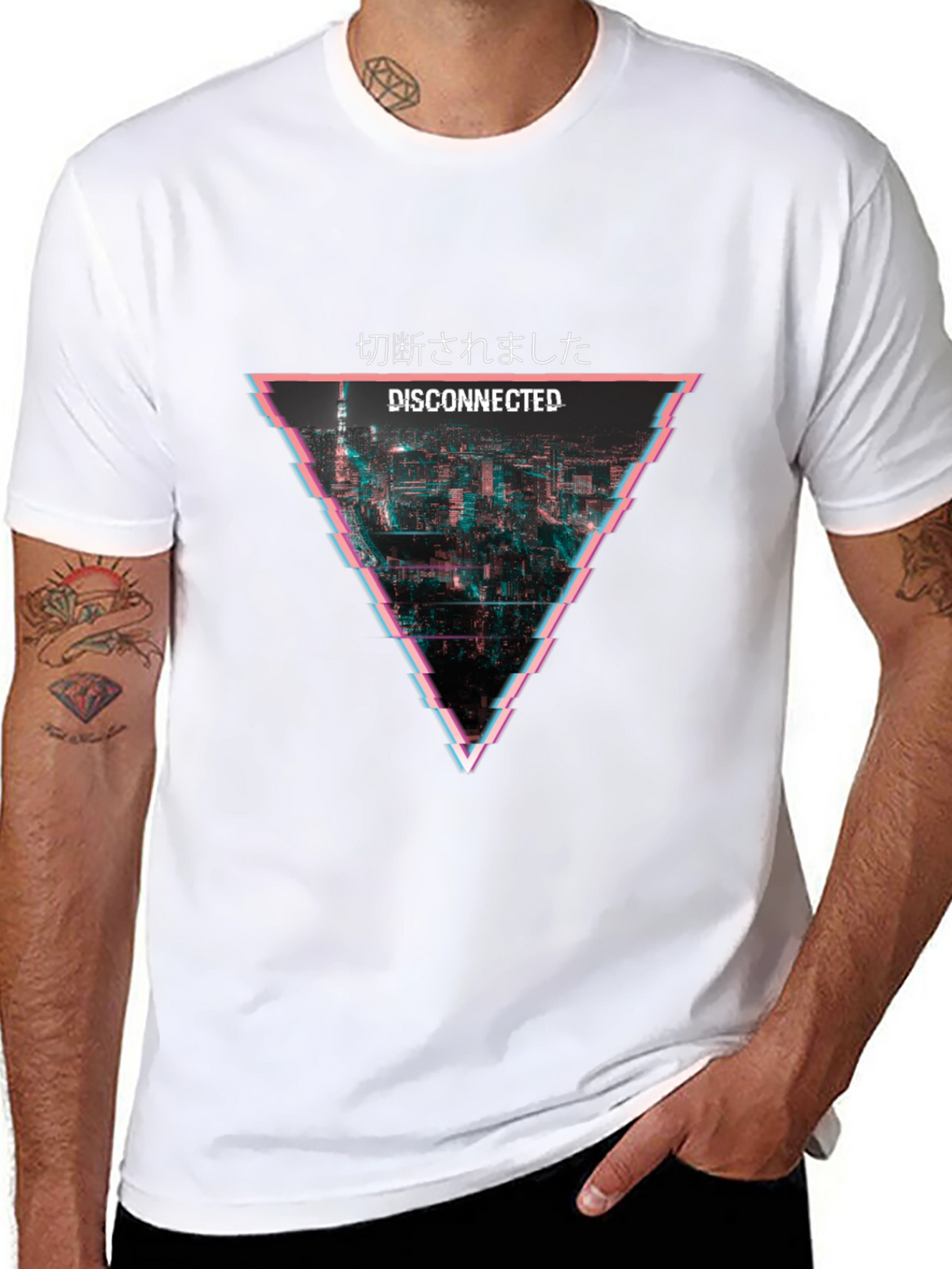 Disconnected Cityscape Graphic Tee