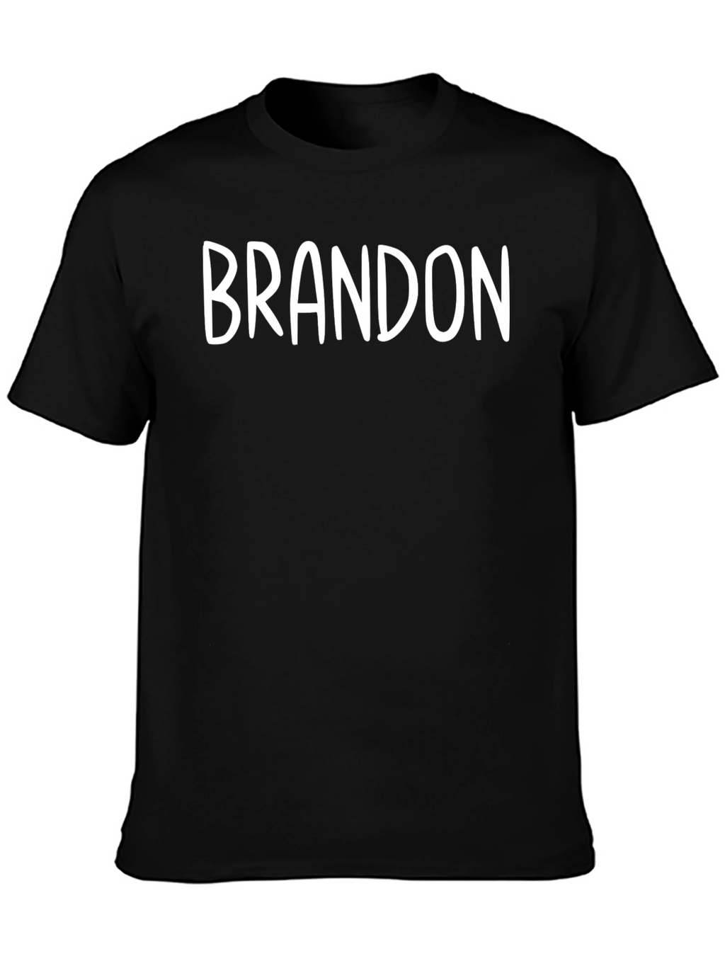 Brandon T-Shirt - Black Crew Neck Tee