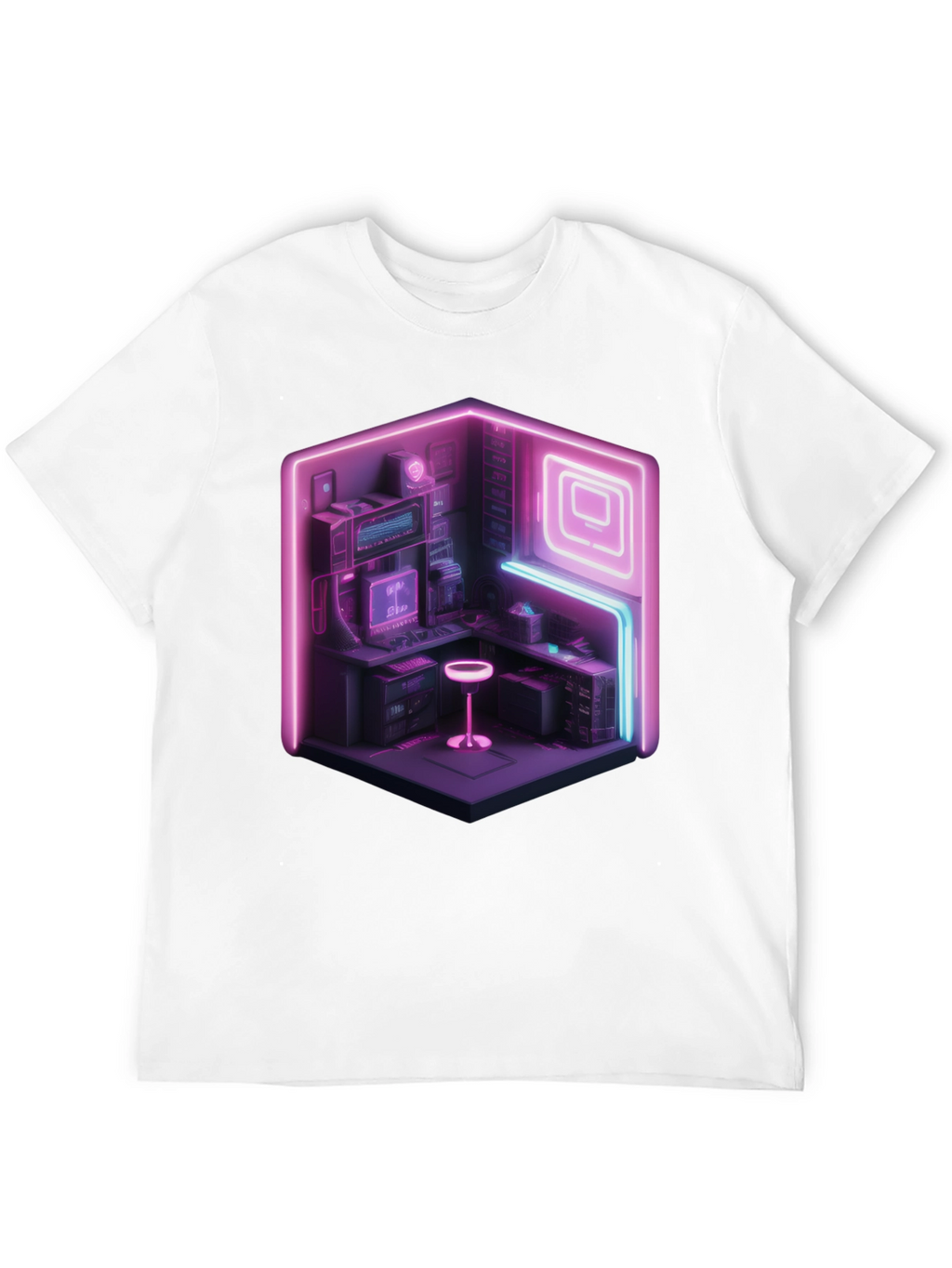 Neon Cyberpunk Gamer T-Shirt