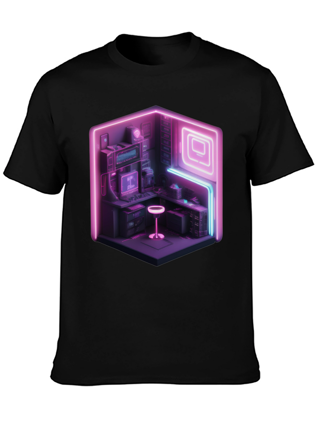 Neon Cyberpunk Gamer T-Shirt