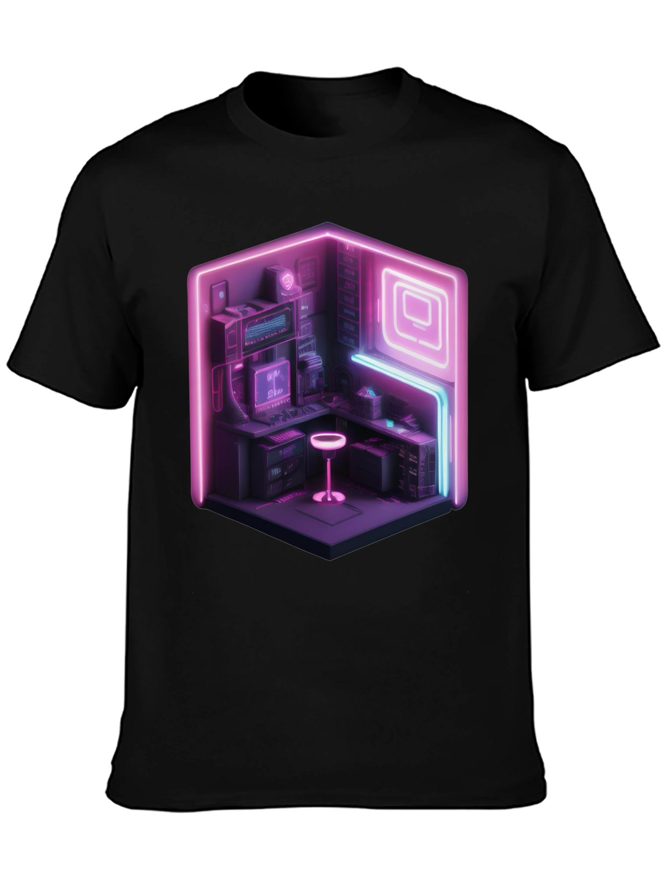 Neon Cyberpunk Gamer T-Shirt