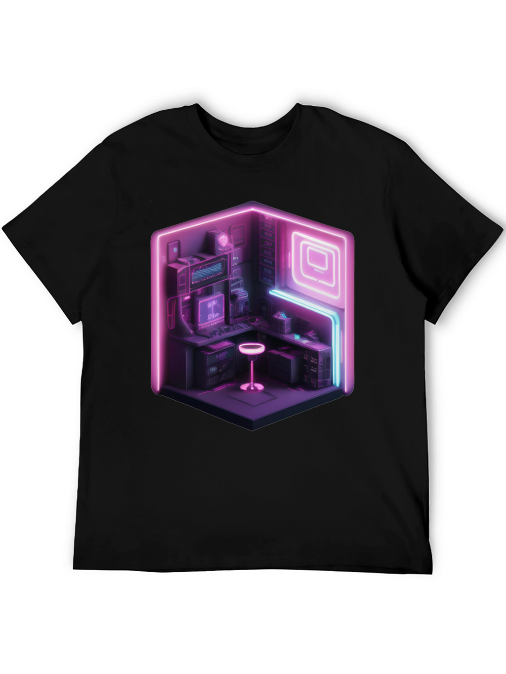 Neon Cyberpunk Gamer T-Shirt