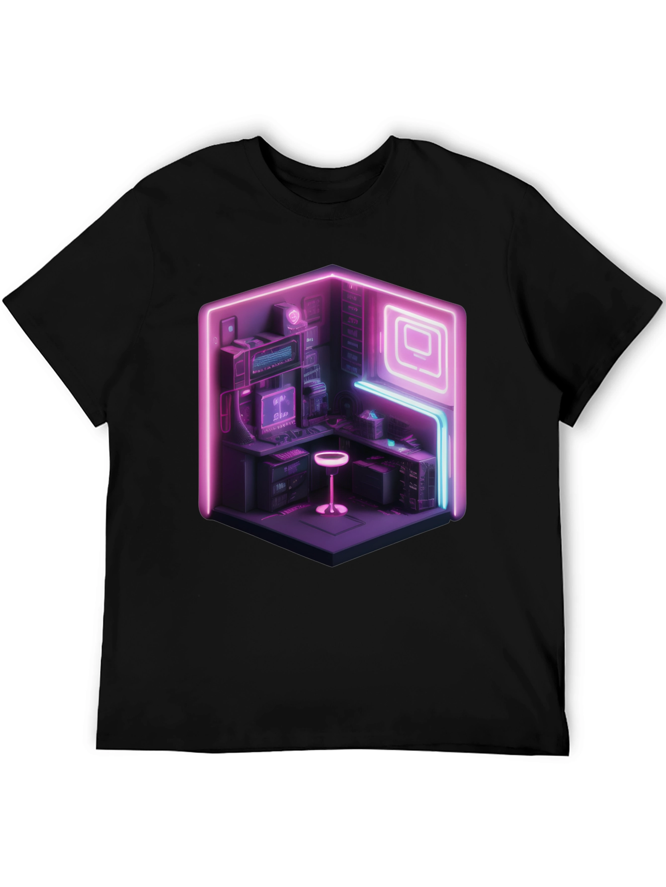 Neon Cyberpunk Gamer T-Shirt