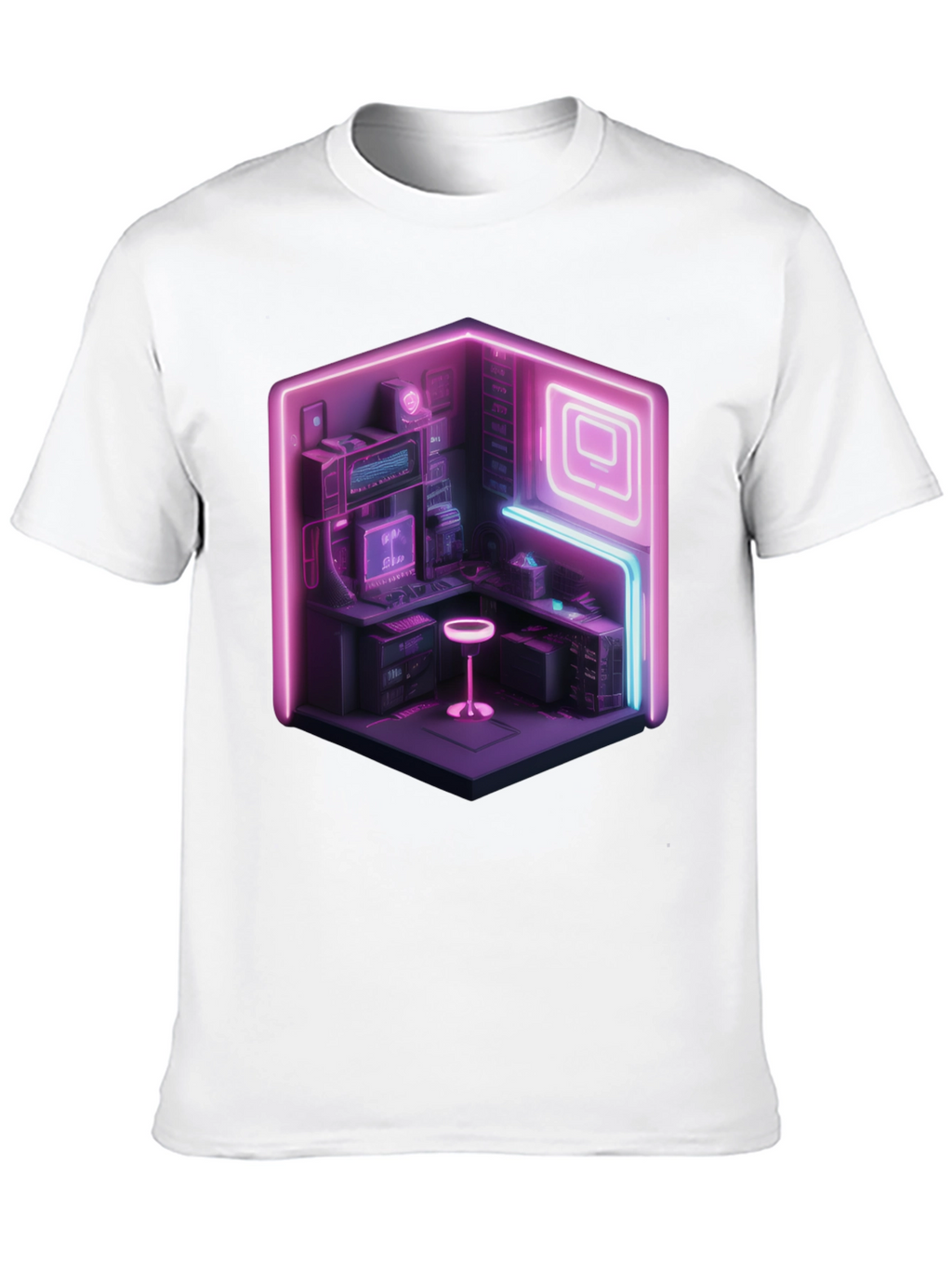 Neon Cyberpunk Gamer T-Shirt