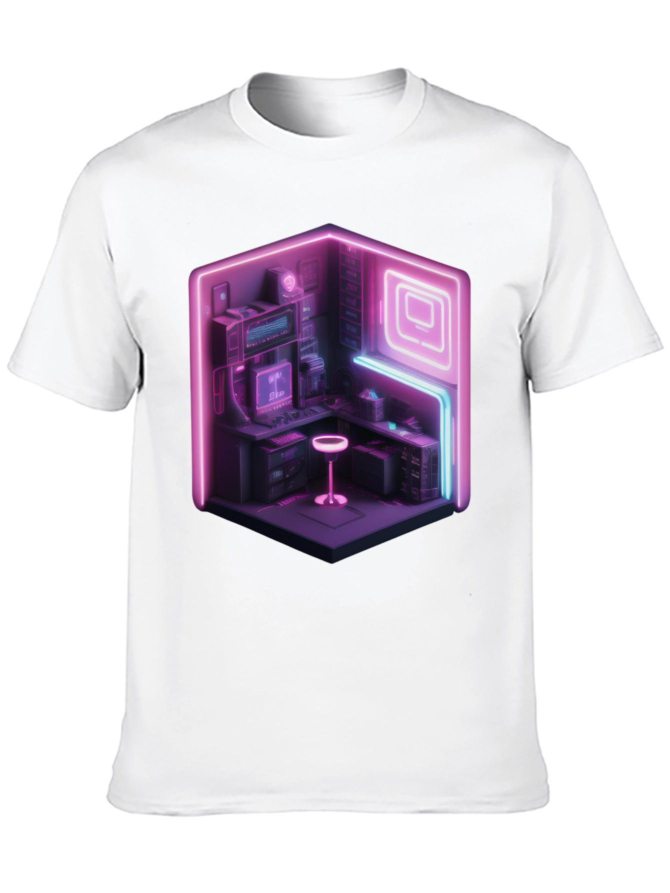 Neon Cyberpunk Gamer T-Shirt