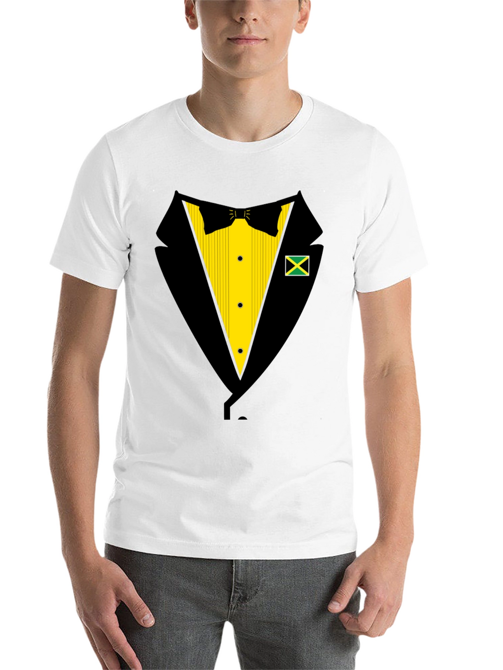 Jamaica Tuxedo T-Shirt - Fun Party Top