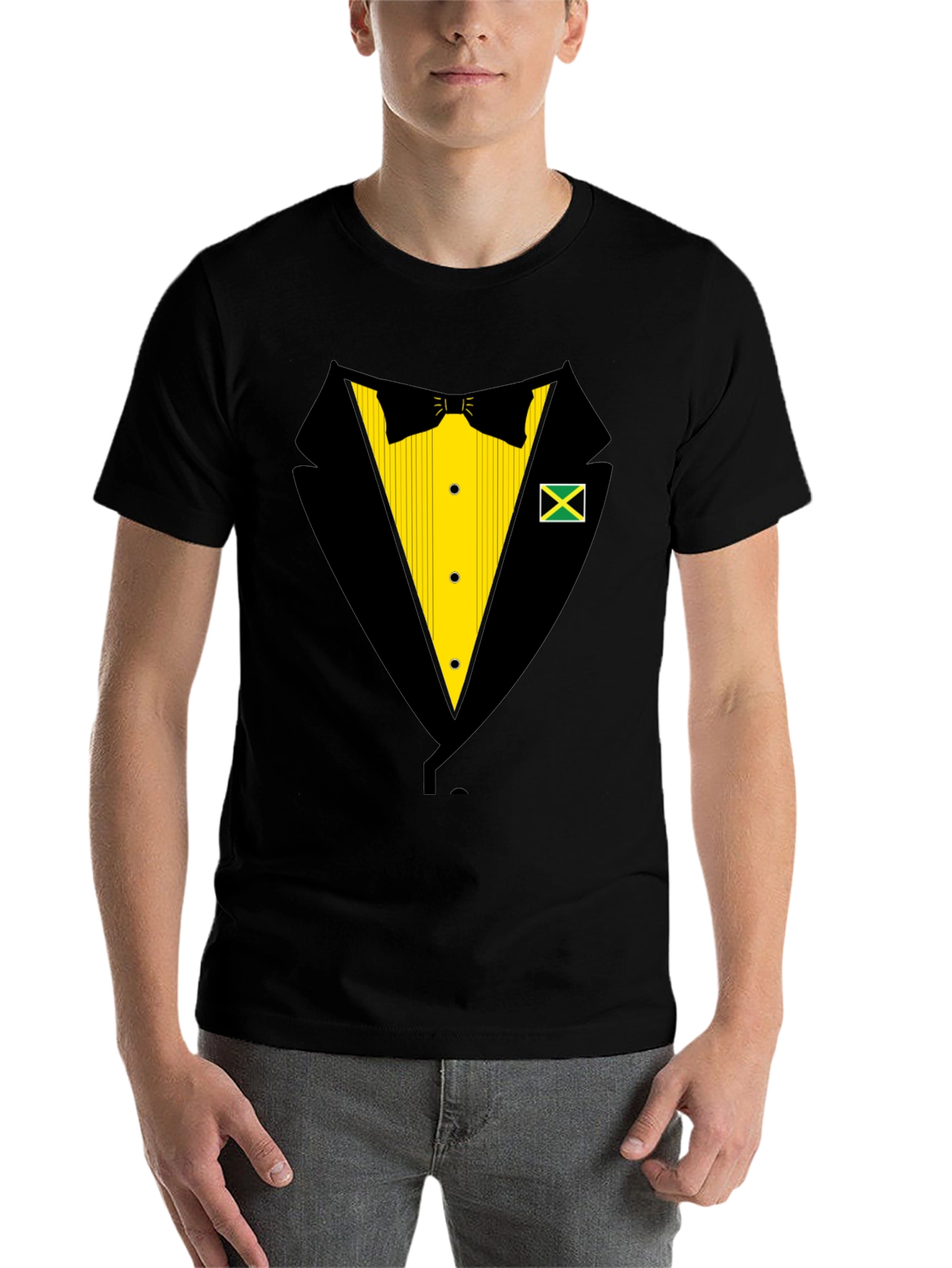 Jamaica Tuxedo T-Shirt - Fun Party Top
