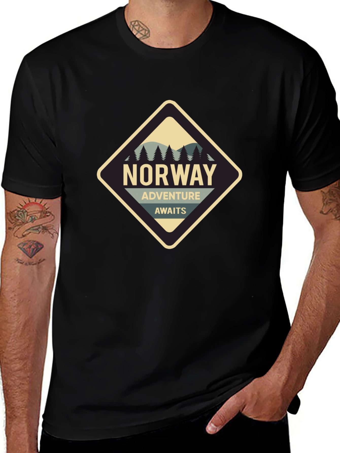 Norway Adventure Awaits Graphic Tee