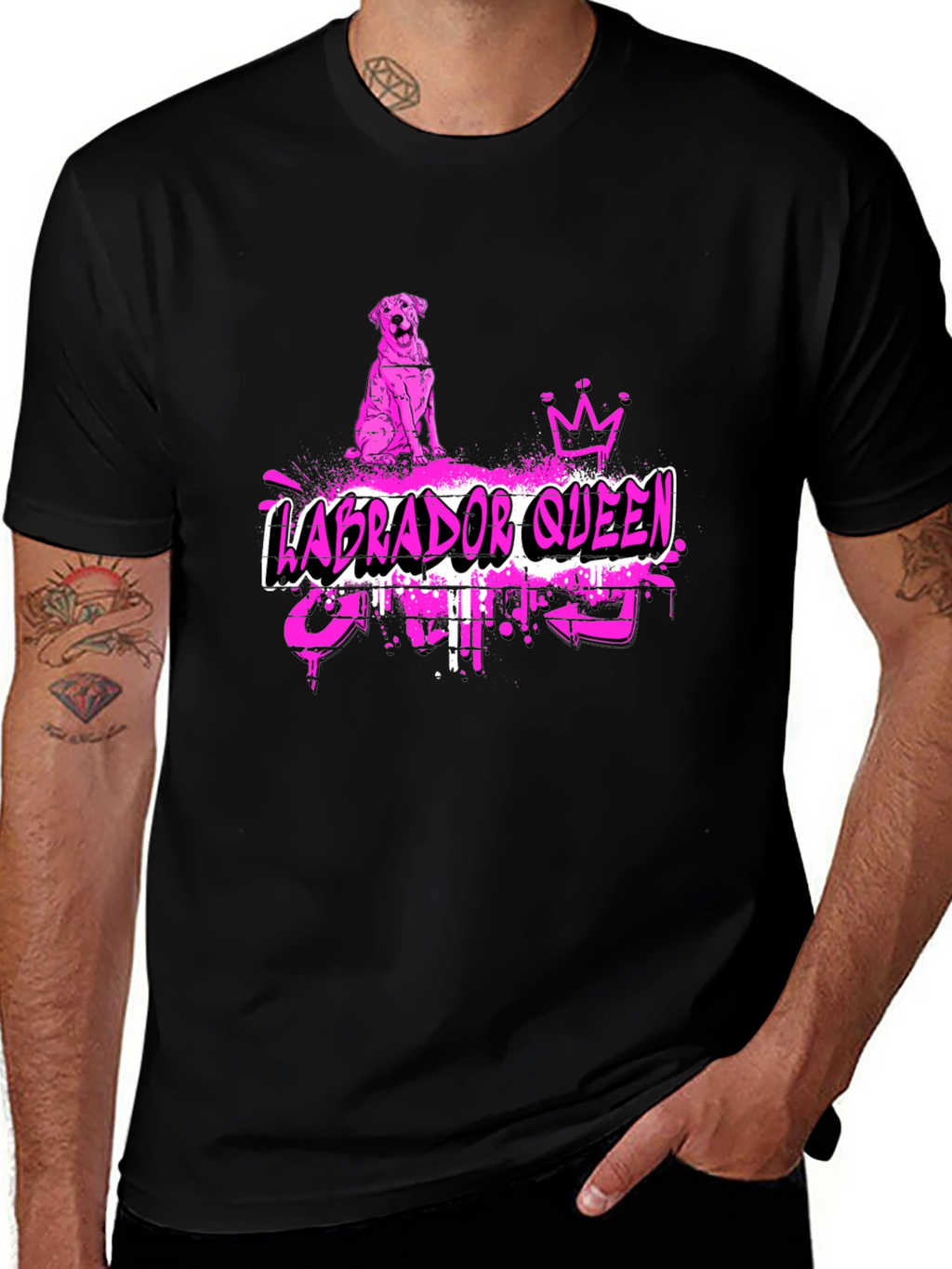 Labrador Queen Graphic T-Shirt