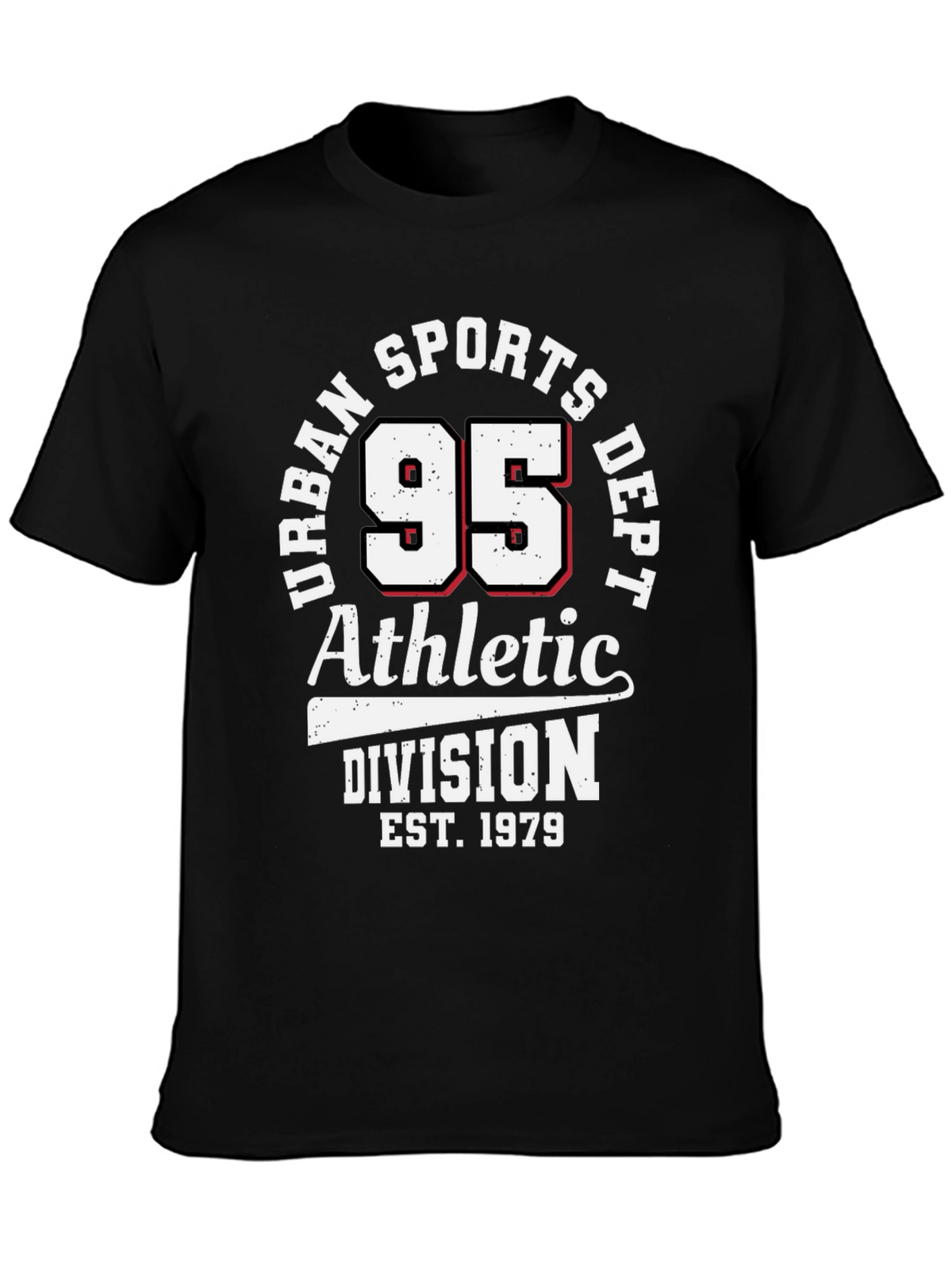 Urban Sports Dept. 95 Athletic Division Black T-Shirt