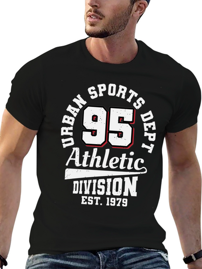 Urban Sports Dept. 95 Athletic Division Black T-Shirt