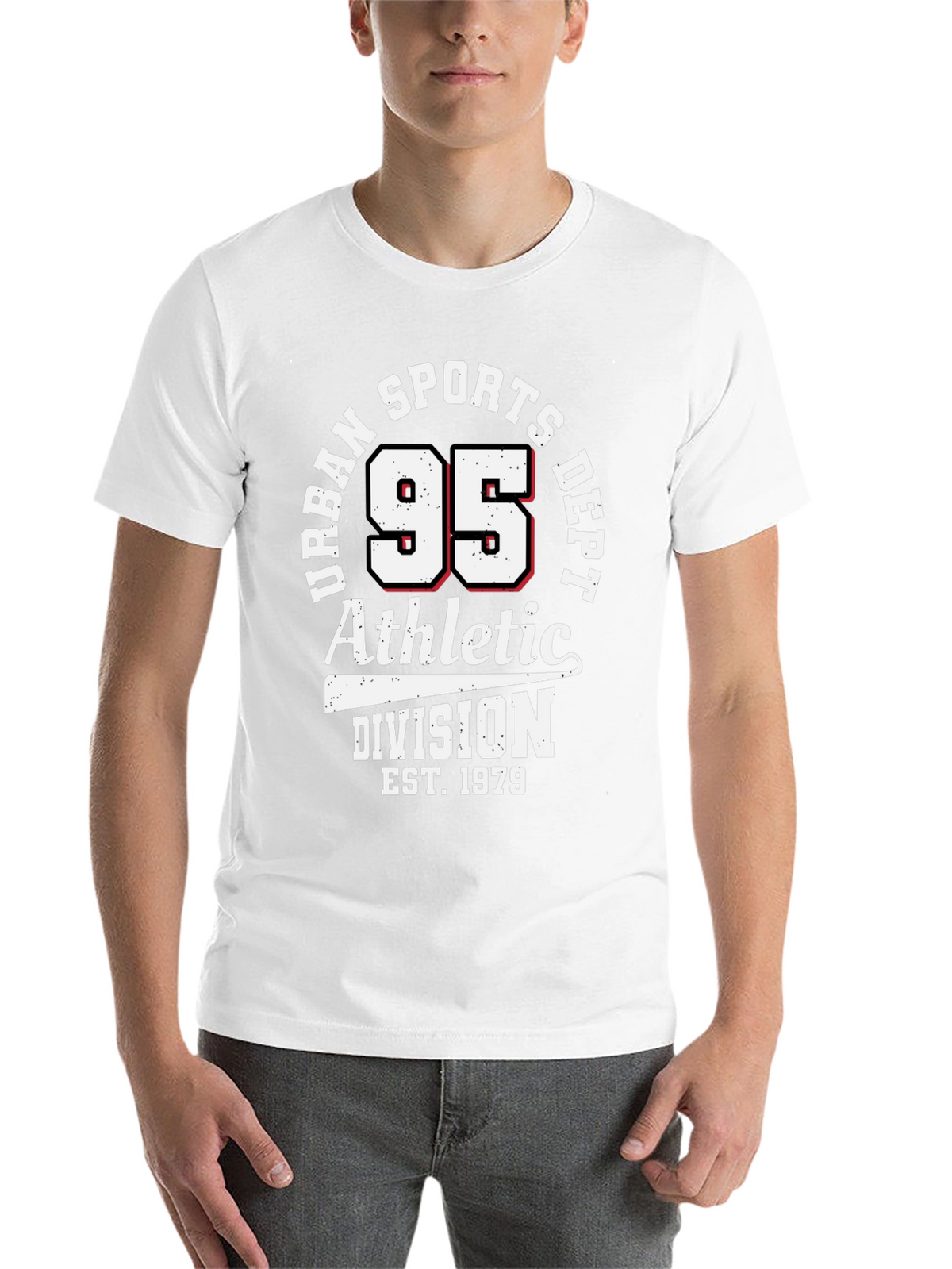 Urban Sports Dept. 95 Athletic Division Black T-Shirt