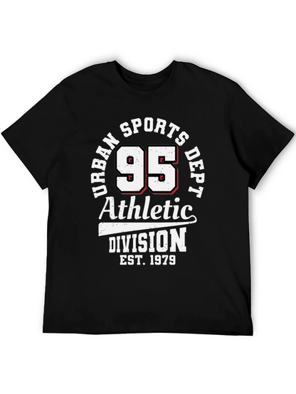 Urban Sports Dept. 95 Athletic Division Black T-Shirt