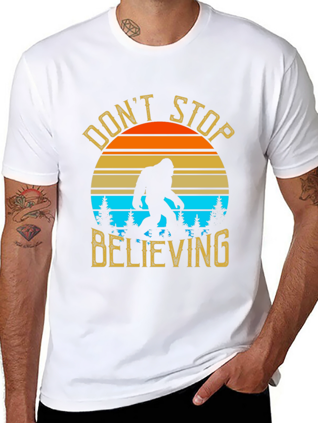 Dont Stop Believing Bigfoot T-Shirt