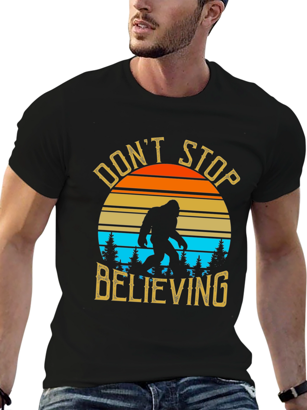 Dont Stop Believing Bigfoot T-Shirt
