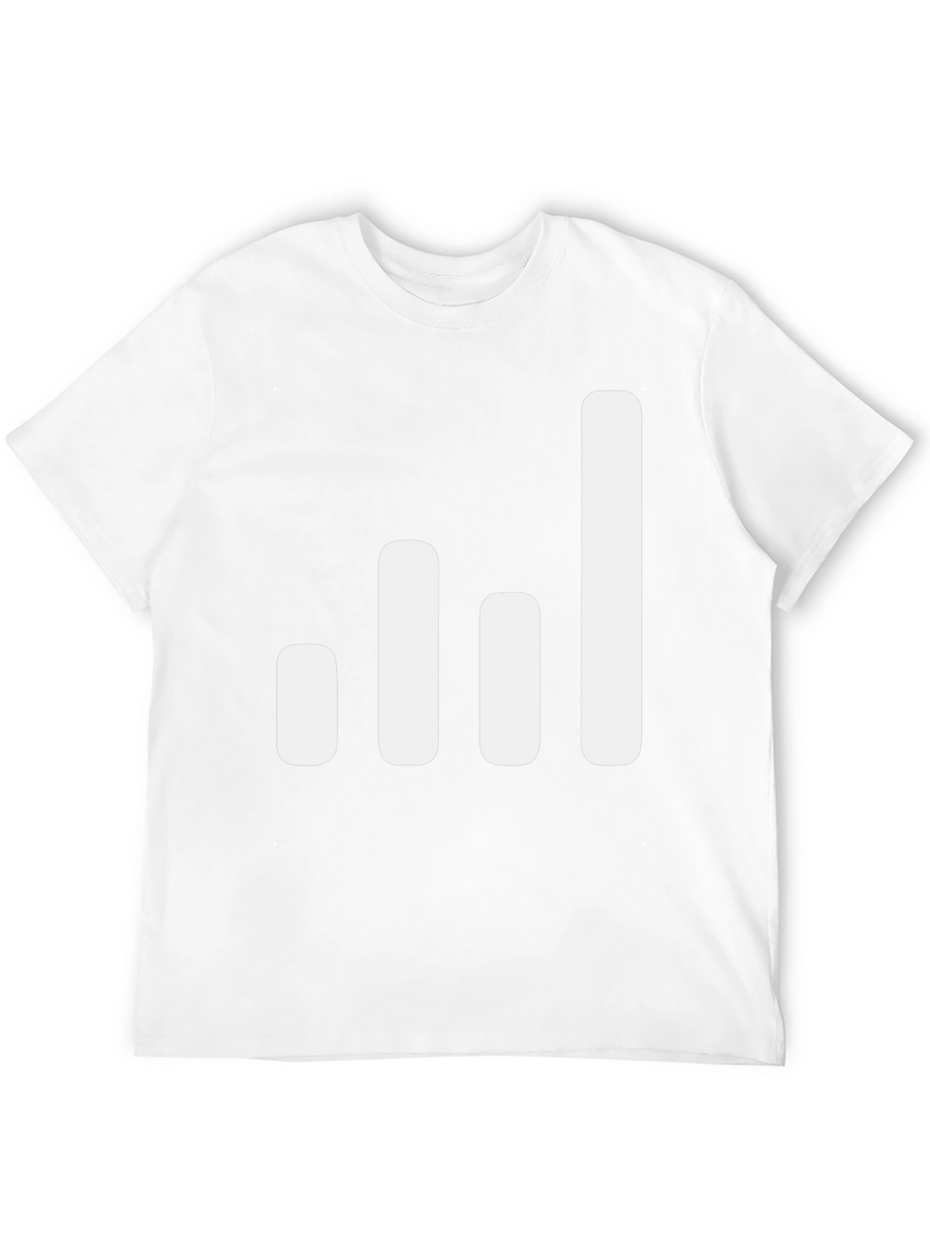 Signal Strength Graphic Tee - Black Cotton Blend T-Shirt